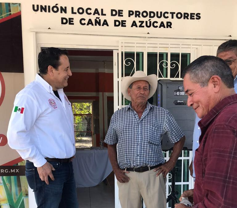 Inaugura la ULPCA oficina en Mozomboa para dar sericio a productores de caña de azucar de esa región. 